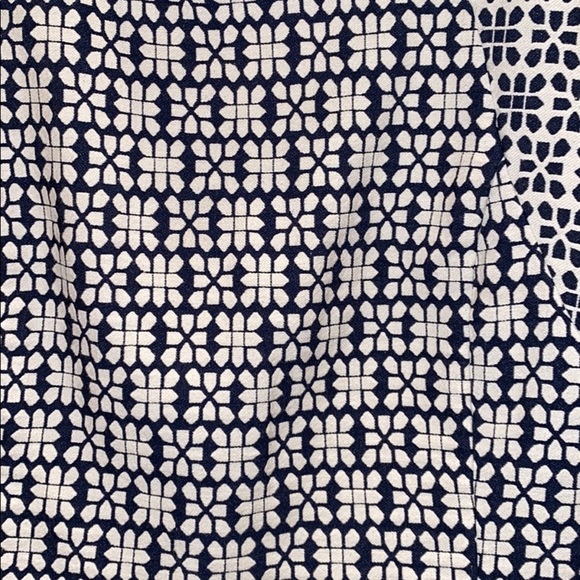 Banana Republic blue and white jacquard dress - Picture 3 of 8